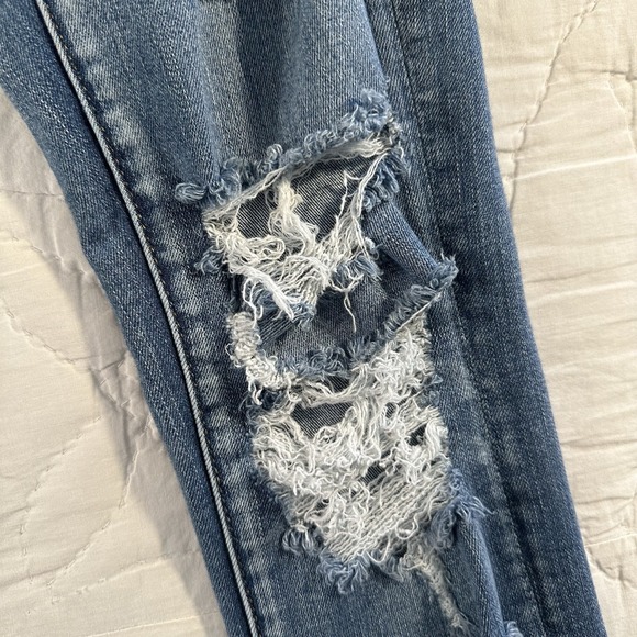 American Eagle Women Size 6 Distressed Next Level Stretch Highest Rise Jegging - Picture 11 of 12